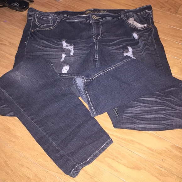 Sale ❤️ Almost Famous Destroyed Skinny Jeans