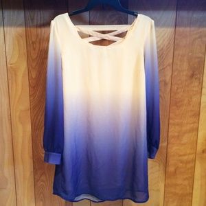 Chiffon Ombré Tunic Dress