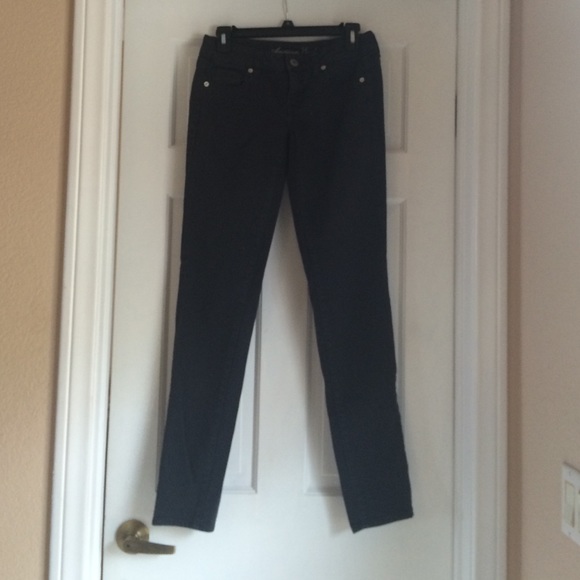 American Eagle grey skinny jeans