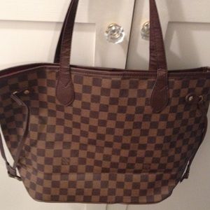 Neverfull checkered Purse