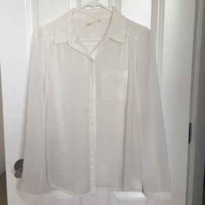 Frenchi White Button Up