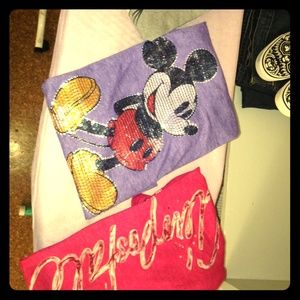 Micky mouse tee and Aeropostale tee
