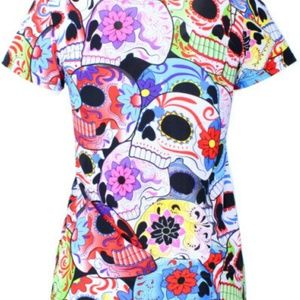 Dia de Los Muertos/day of the dead skull shirt