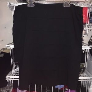 Forever 21 + Plus Black Bandage Skirt