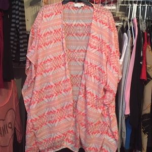 Swim Cover Up & Earrings