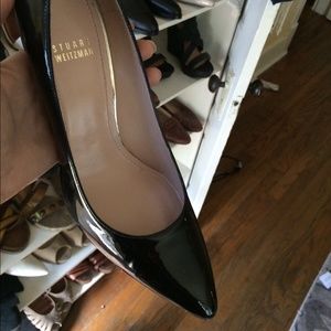 Stuart Weitzman black nouveu pumps