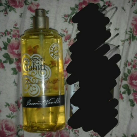 Coconut vanilla perfume
