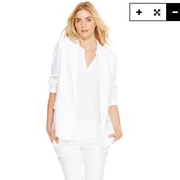 DKNY Twill White Blazer