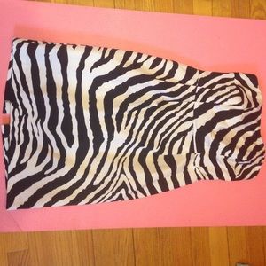 Express zebra print dress sz 2
