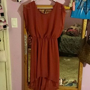 New dark orange dress