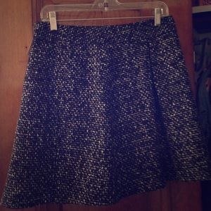 Banana Republic Factory black tweed mini skirt NWT