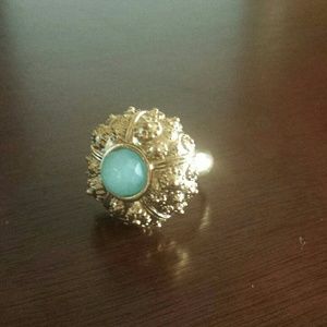 Turquoise costume ring