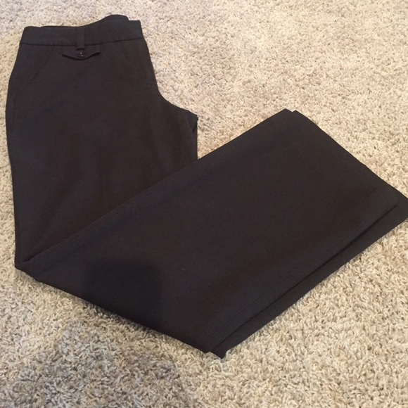 Talbots dark brown trousers