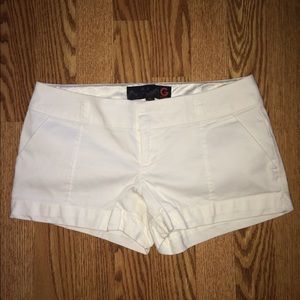 White Dressy Chino Shorts