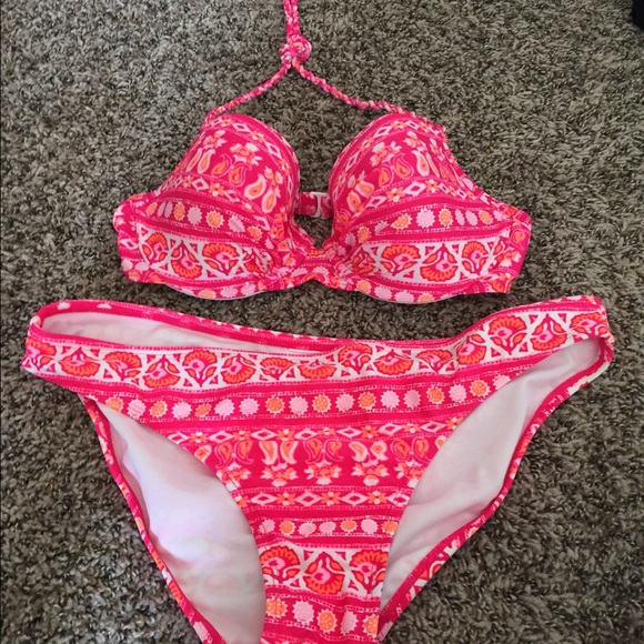 Two piece swim suit