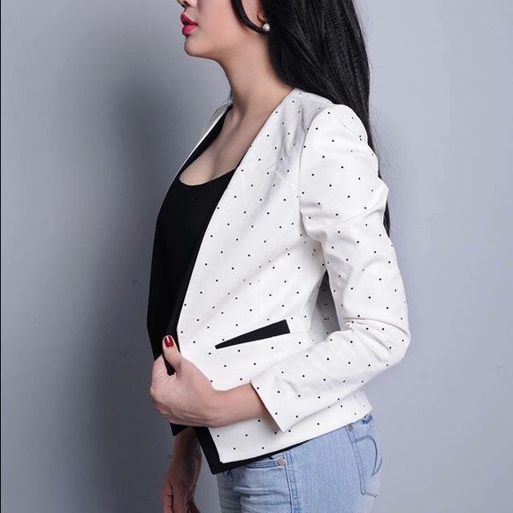 White dots Jacket