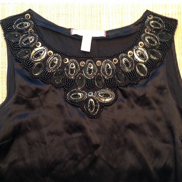 Banana Republic Heritage black silk tank - Picture 1 of 2
