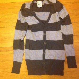 Striped cardigan sz md