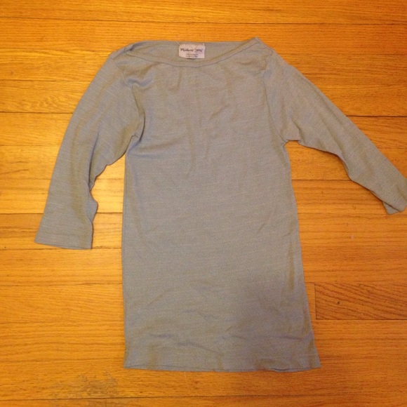 Michael stars blue metallic tee