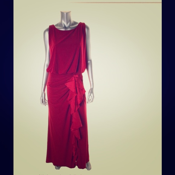 ⚡️Flash sale!⚡️BETSY & ADAM Jersey Ruffle Dress