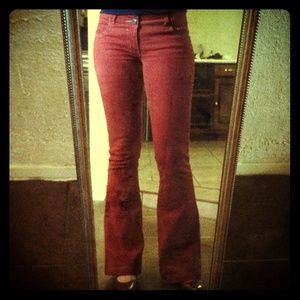 Mossimo Rust color flared jeans
