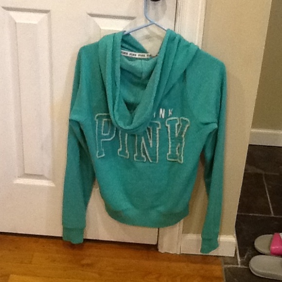 Teal vs PINK zip up - Picture 2 of 2