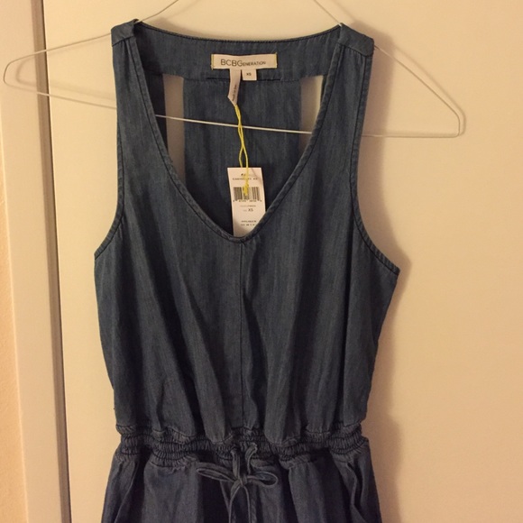 BCBGeneration - Cute Denim Dress w/ pockets