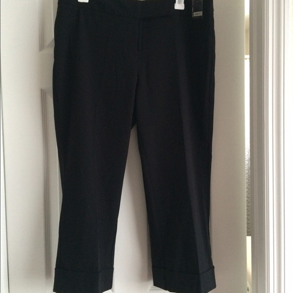 Size 12 Black Dress Crop Pants