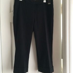 Size 12 Black Dress Crop Pants