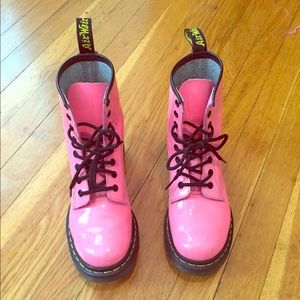 Pink Dr. Martens