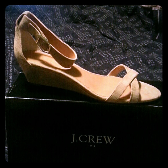 J. Crew wedge sandals