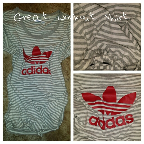 Adidas drawstring t shirt