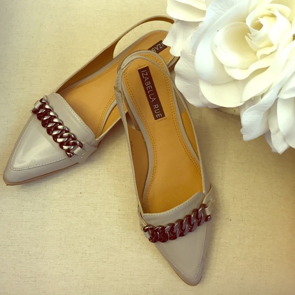 Sling back flats
