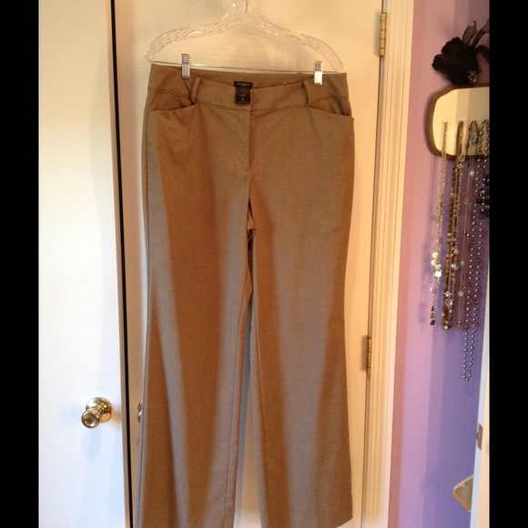 Ann Taylor tan trousers