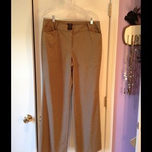 Ann Taylor tan trousers