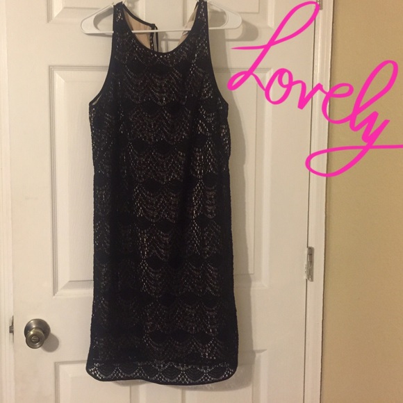 LOFT Crochet Lace Shift Dress