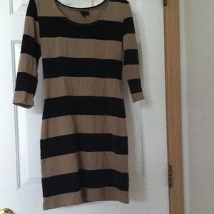 Striped bodycon dress