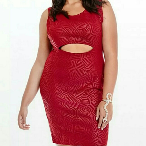🎉HP🎉Burgundy Cutout Dress 2X