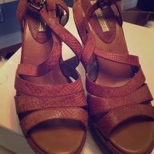 Wedge summer shoes