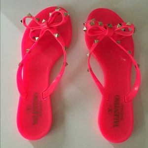 Valentino 'Rockstud' Thong Sandal - Size 37