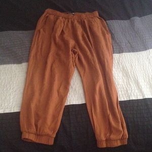 RUSTIC ORANGE JOGGERS