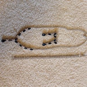 Rhinestone jewelry set