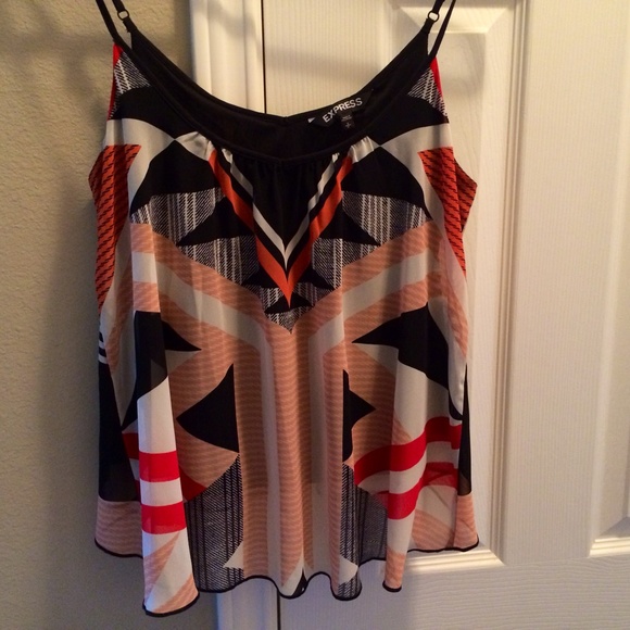 Express print top. Size small! Never worn! - Picture 2 of 3