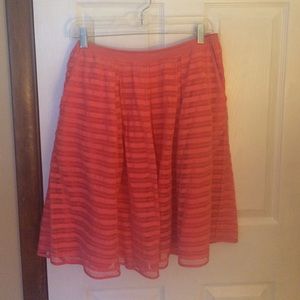 Anthropologie Maeve Pink Skirt