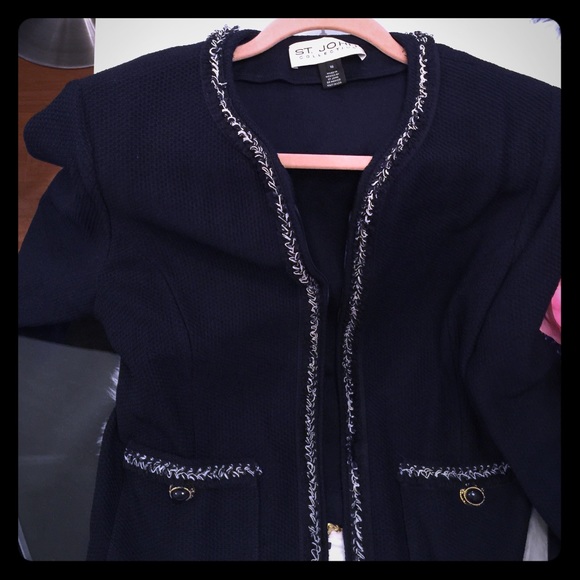St. John navy jacket