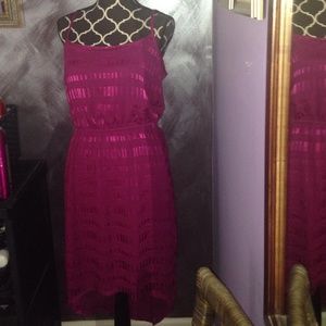 Loft Pink Dress high low style