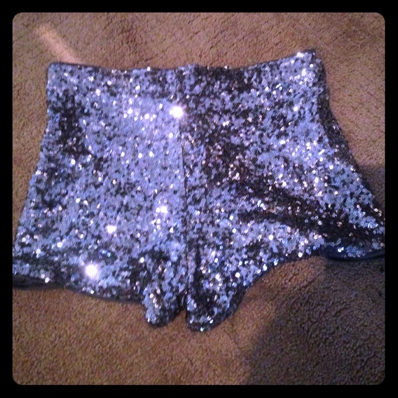 Sequin hot shorts