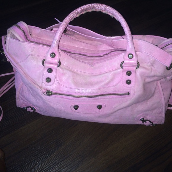 Balenciaga Pink Arena Giant Bag