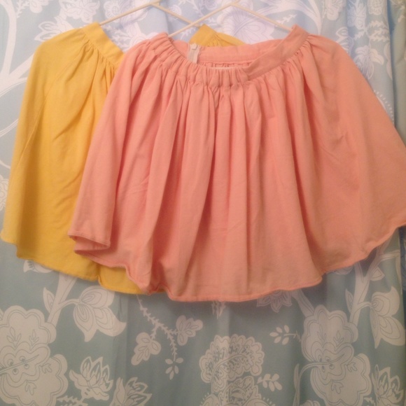 High-waisted Spring American Apparel skirts.