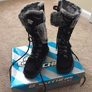 Skechers Fur Boots